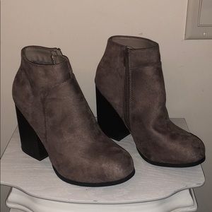 High heeled boots